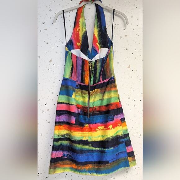 Milly Multicolor Halter Dress - Picture 3 of 5